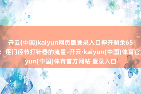 开云(中国)kaiyun网页版登录入口伸开剩余65%流量转机系统：逐门径节打针器的流量-开云·kaiyun(中国)体育官方网站 登录入口