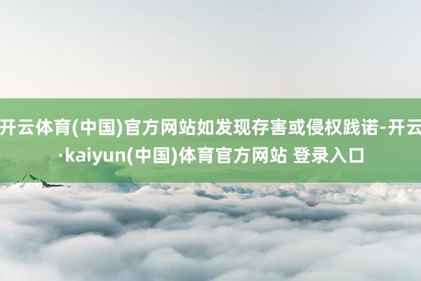 开云体育(中国)官方网站如发现存害或侵权践诺-开云·kaiy