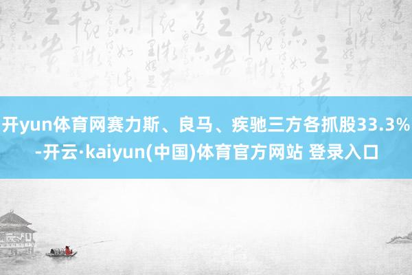 开yun体育网赛力斯、良马、疾驰三方各抓股33.3%-开云·